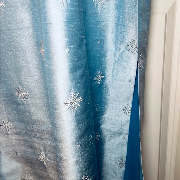 Rare Lilly Pulitzer Vintage White Label Silk Snowflake Maxi Dress Size 2/4 - Picture 15 of 16